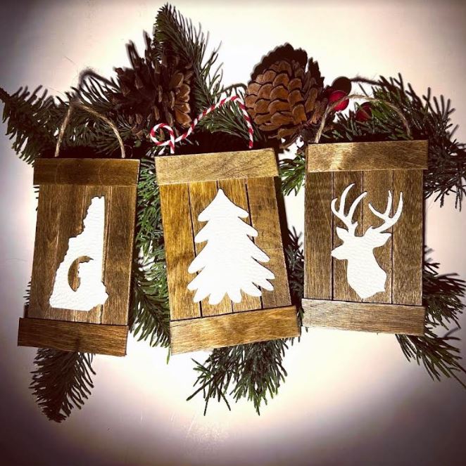 Pallet Christmas Ornament