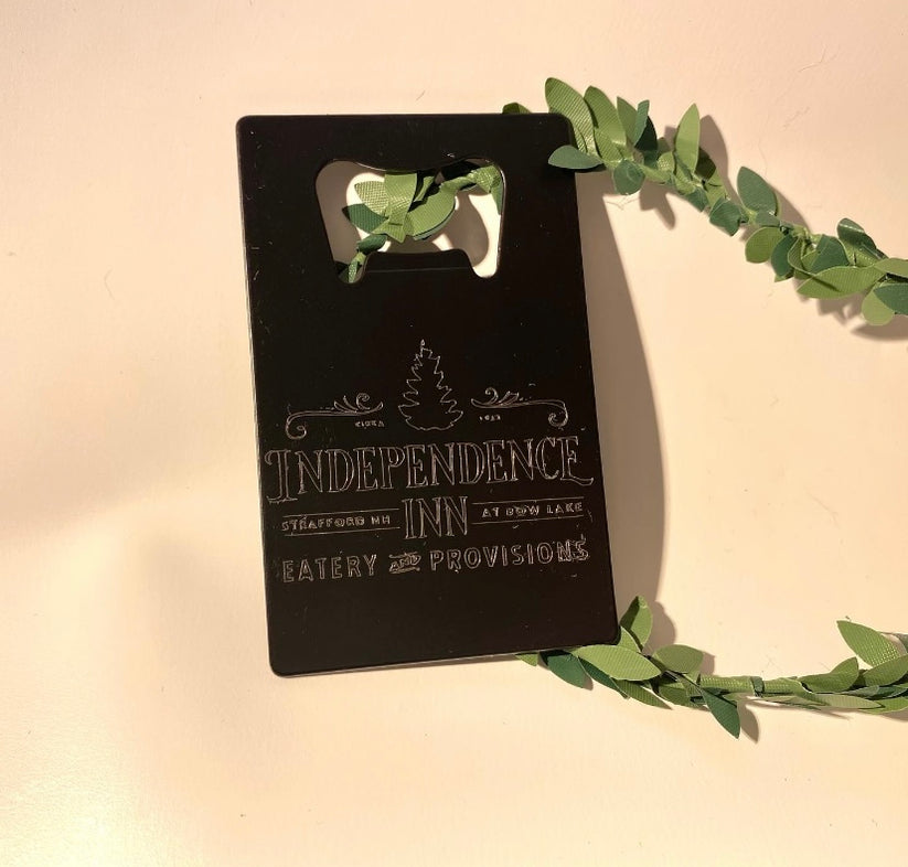 BULK - Custom credit card bottle opener engraved