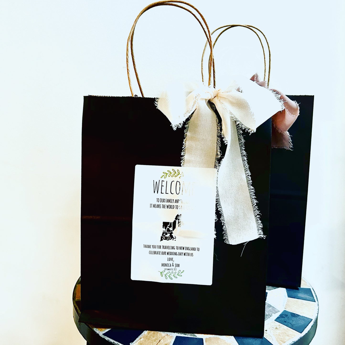 Custom Welcome Paper Bags (pick up only)