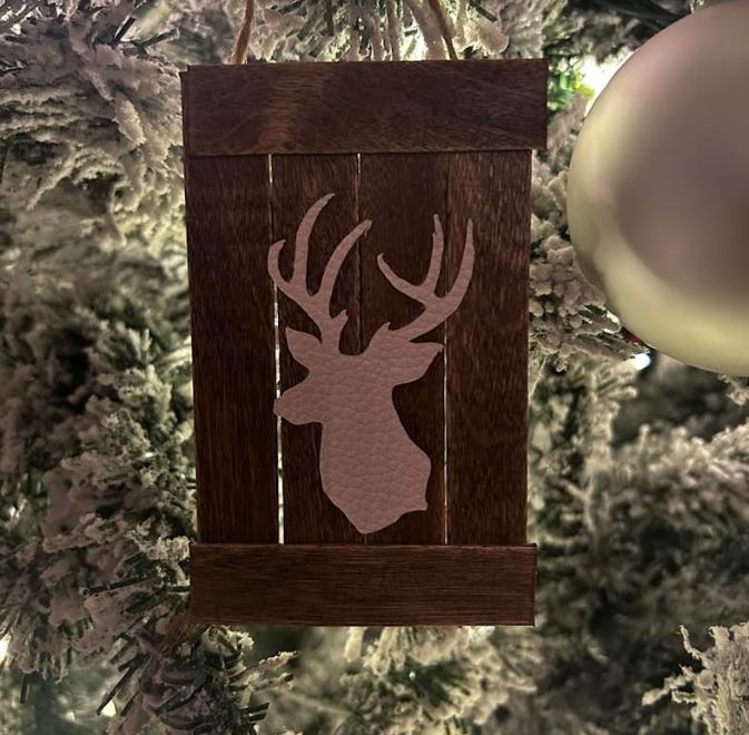 Pallet Christmas Ornament