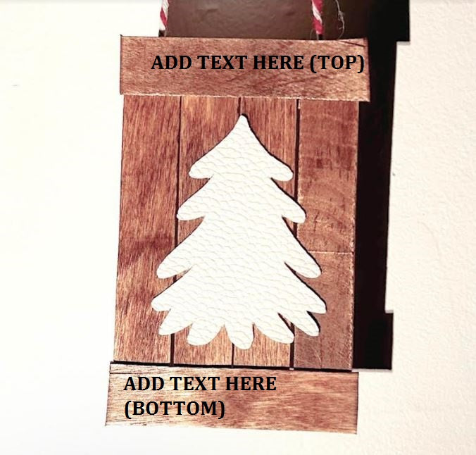 Pallet Christmas Ornament
